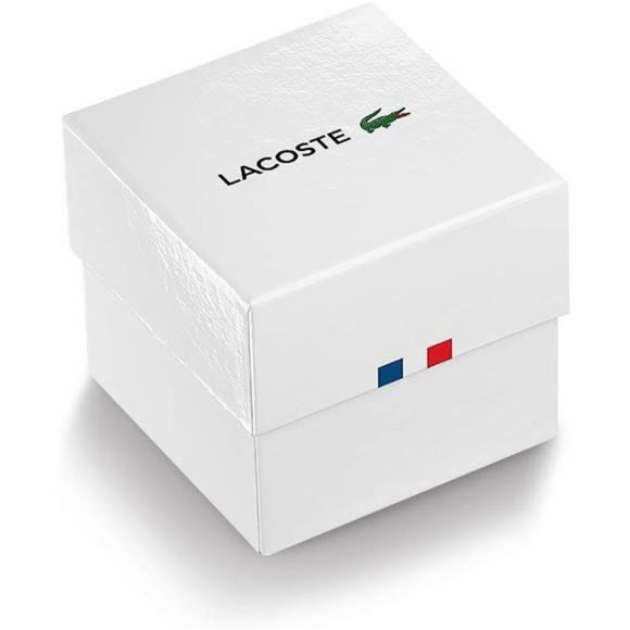Lacoste 12.12 Women\'s Quartz Plastic and Silicone Strap Watch, Color: Pink